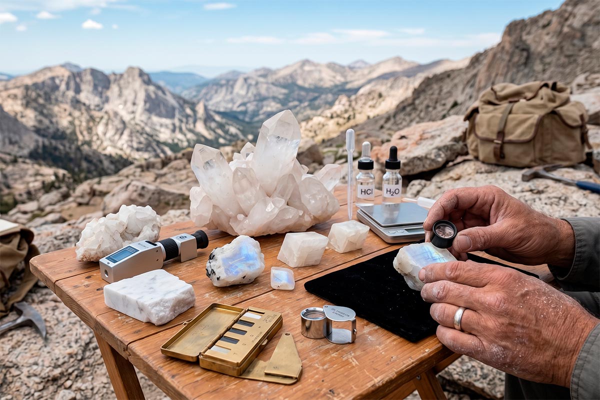 Propiedades de los minerales blancos